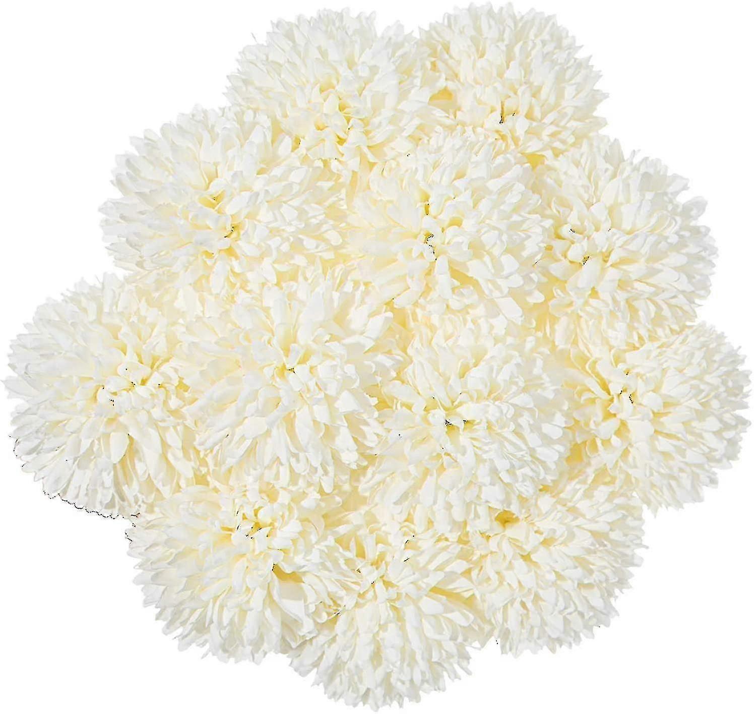 Flores de seda com hastes, centros florais artificiais para decorações