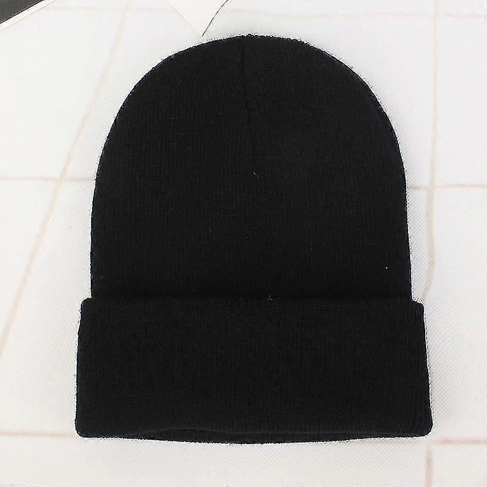Unisex Solid Ull Strikke Høst, Vinter Varm Cap