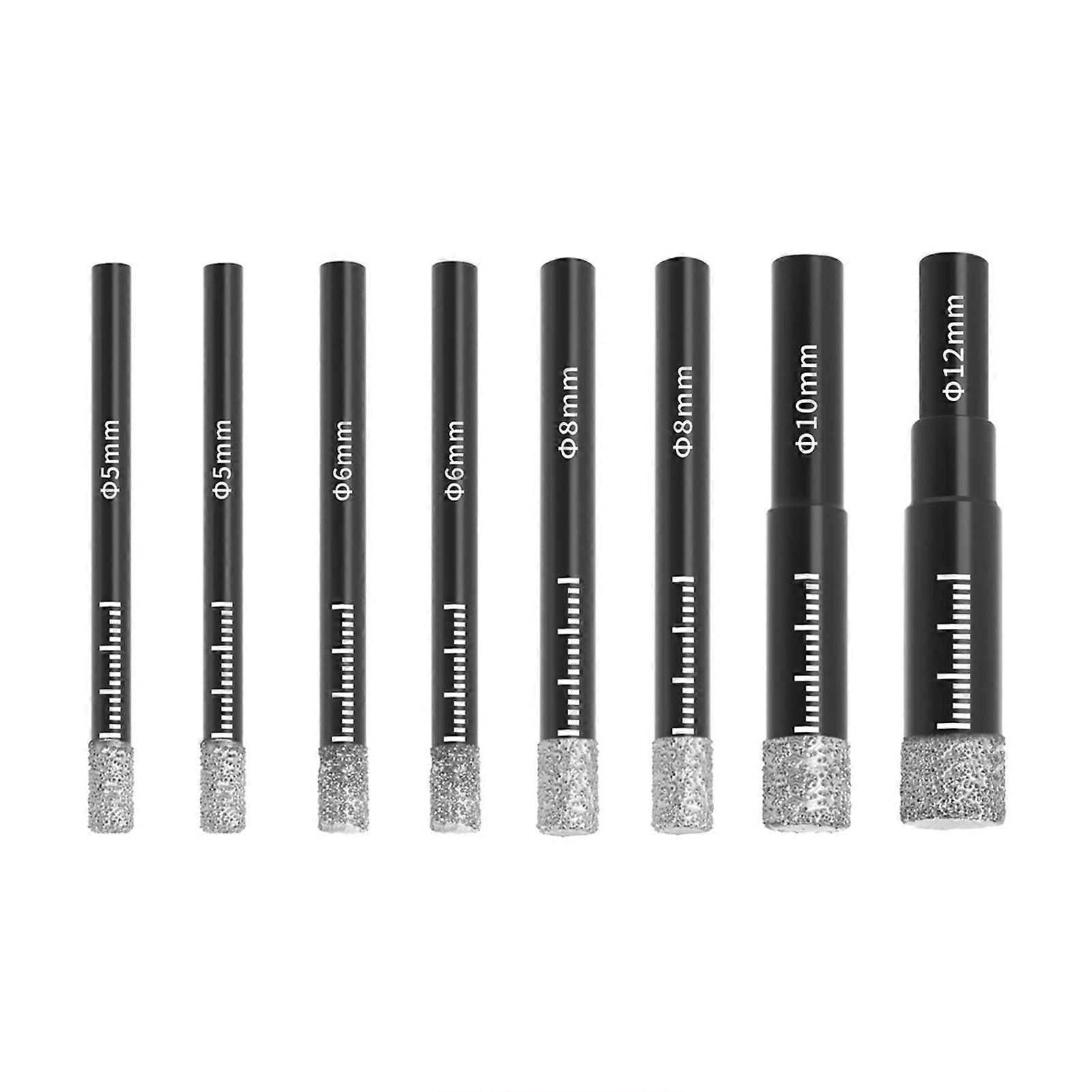 8pcs Core Drill Bits Set With Most Hand Drill Angle Grinder Machines
 Suitable for Angle Grinder Bench Drill