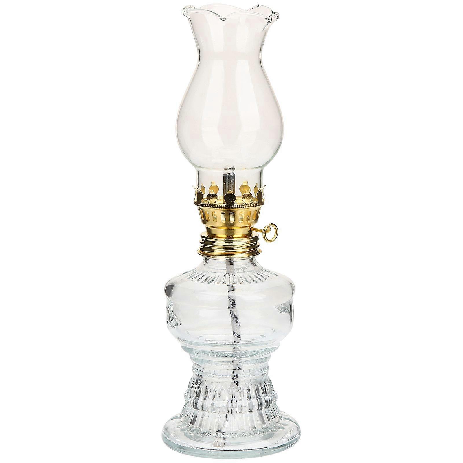 Oil Lamp Rustic Kerosene Lamp Retro Style Indoor Hurricane Lamp Oil Lantern