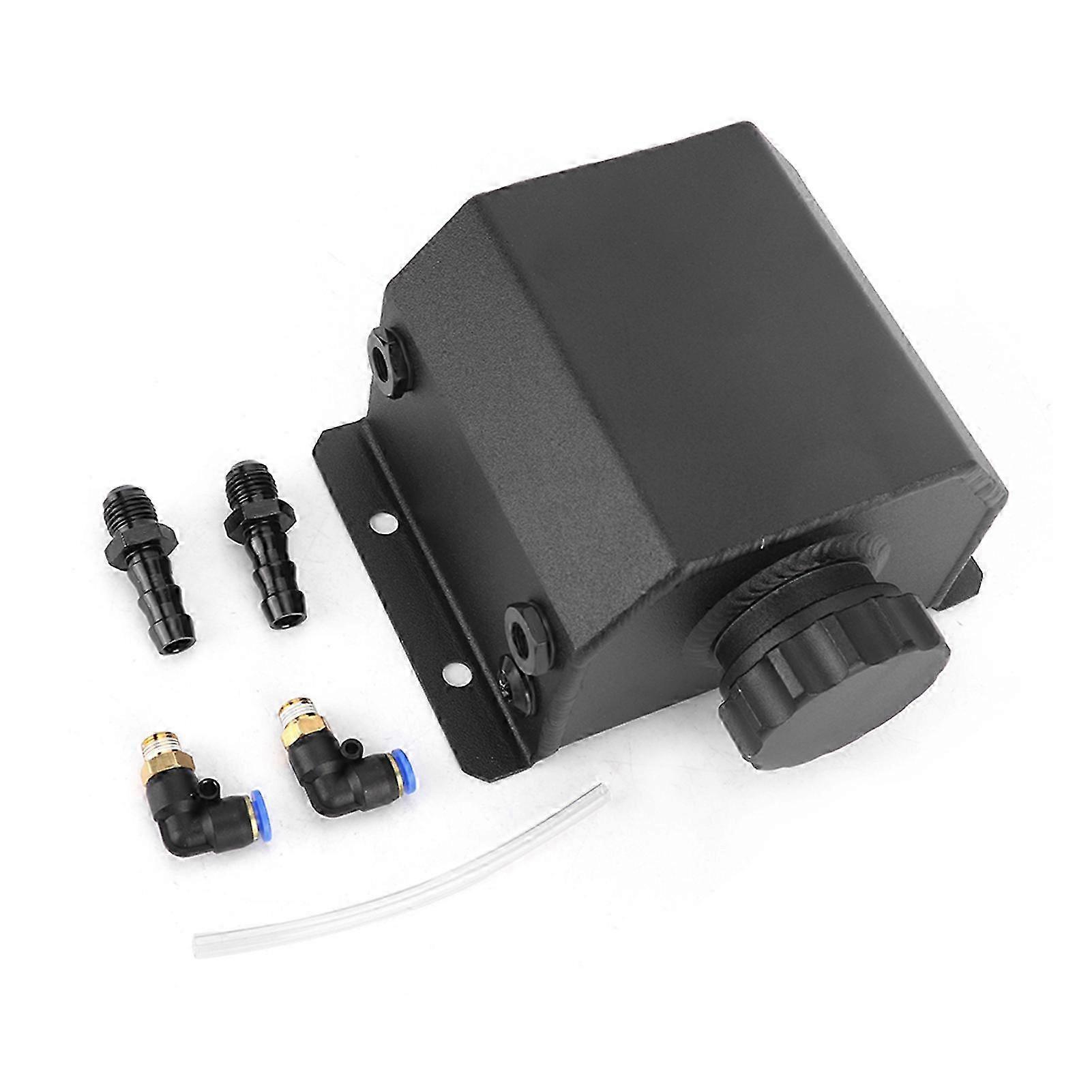 Recovery Water Tank,1L Quadrate Radiator Coolant Coolant Overflow Bottle Water Tank Reservoir Sturdy Construction
