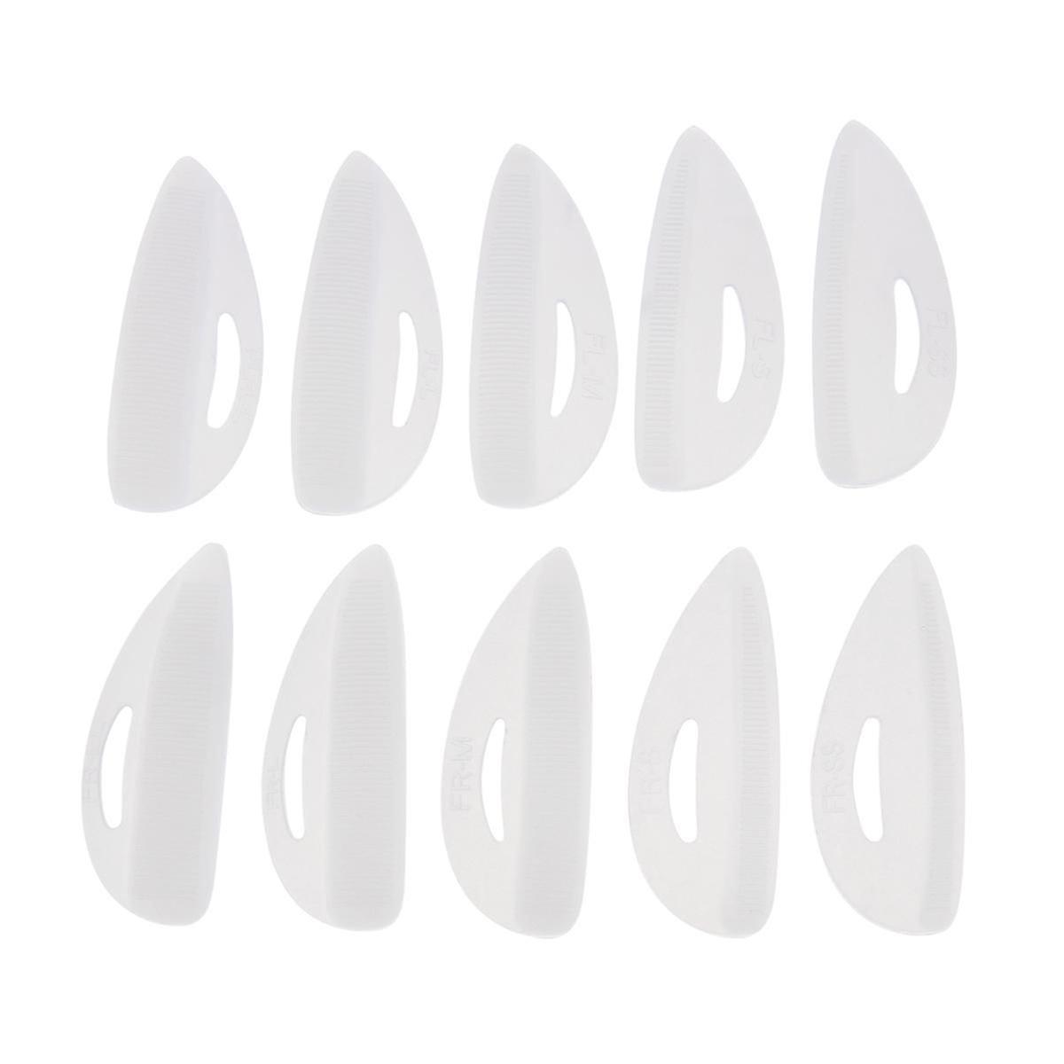 10 Pairs Silicone Patches Eyelash Perming Pads Makeup Utensil Lash Lifting Shield Pads Eyelash Lifting Rods