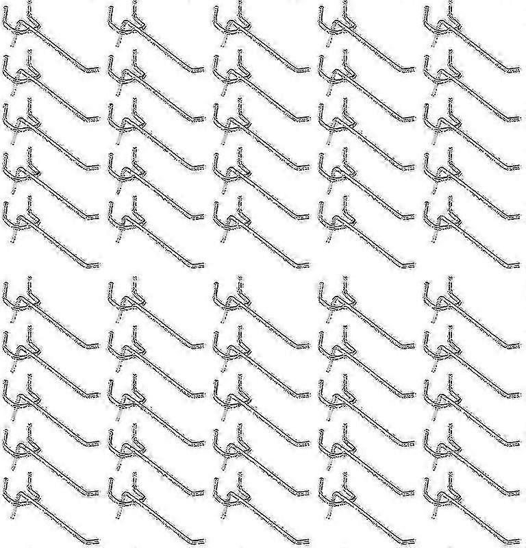 50 Pcs Pegboard Hooks for Store Tool Organization Wall Shelf Hanger