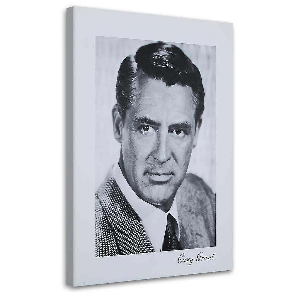 Impression sur toile, Cary Grant - portrait - 60x90