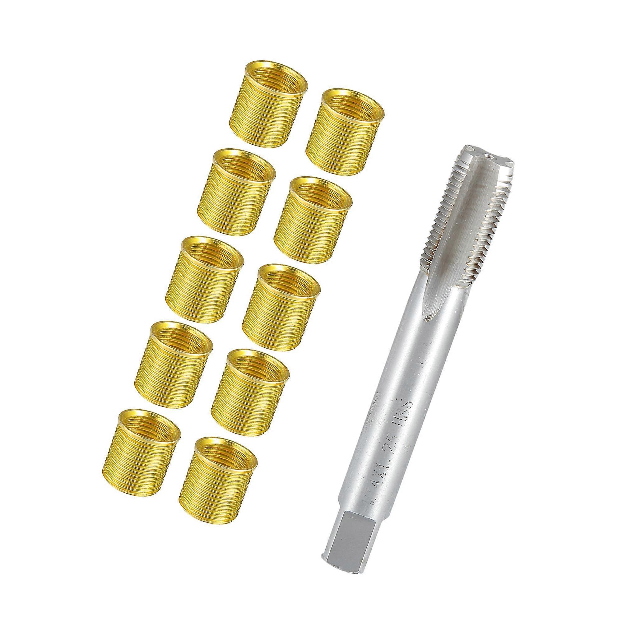 Universal Spark Plug Thread Repair Tools, Engine Repair Tools, M12x1.25, Metal, Black Thread Repair Kit, Spark Plug