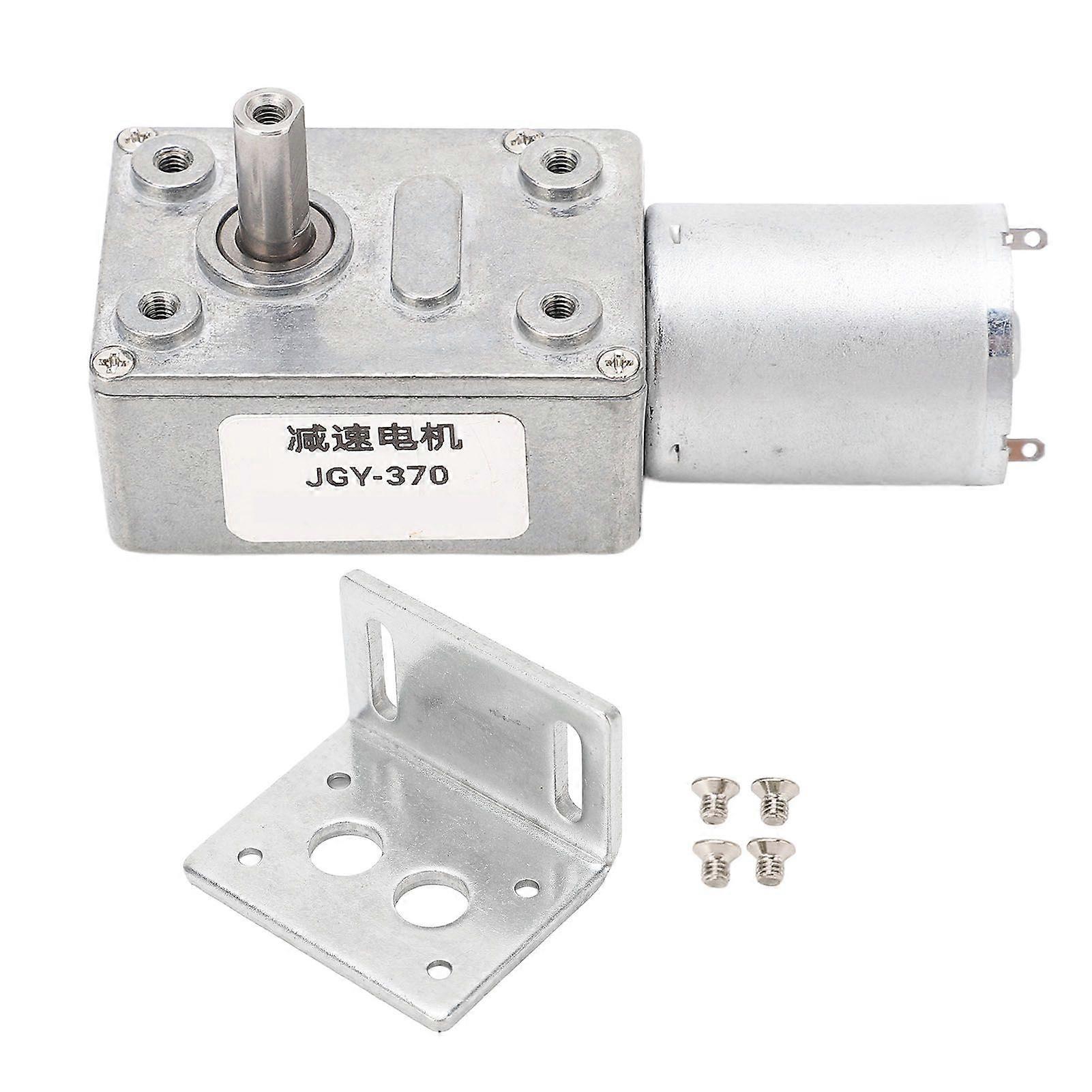 2025 Latest Model  DC Gear Motor 12mm Single Shaft Reversible Self Locking
