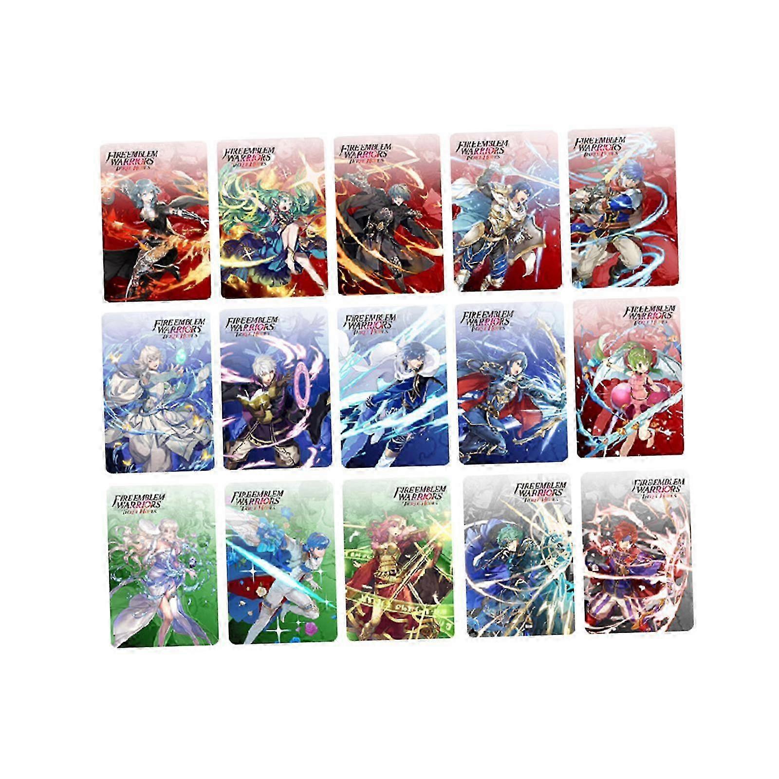 15st Fire Emblem Crossover Card Full Set Spelkort Amiibo Kort för Switch