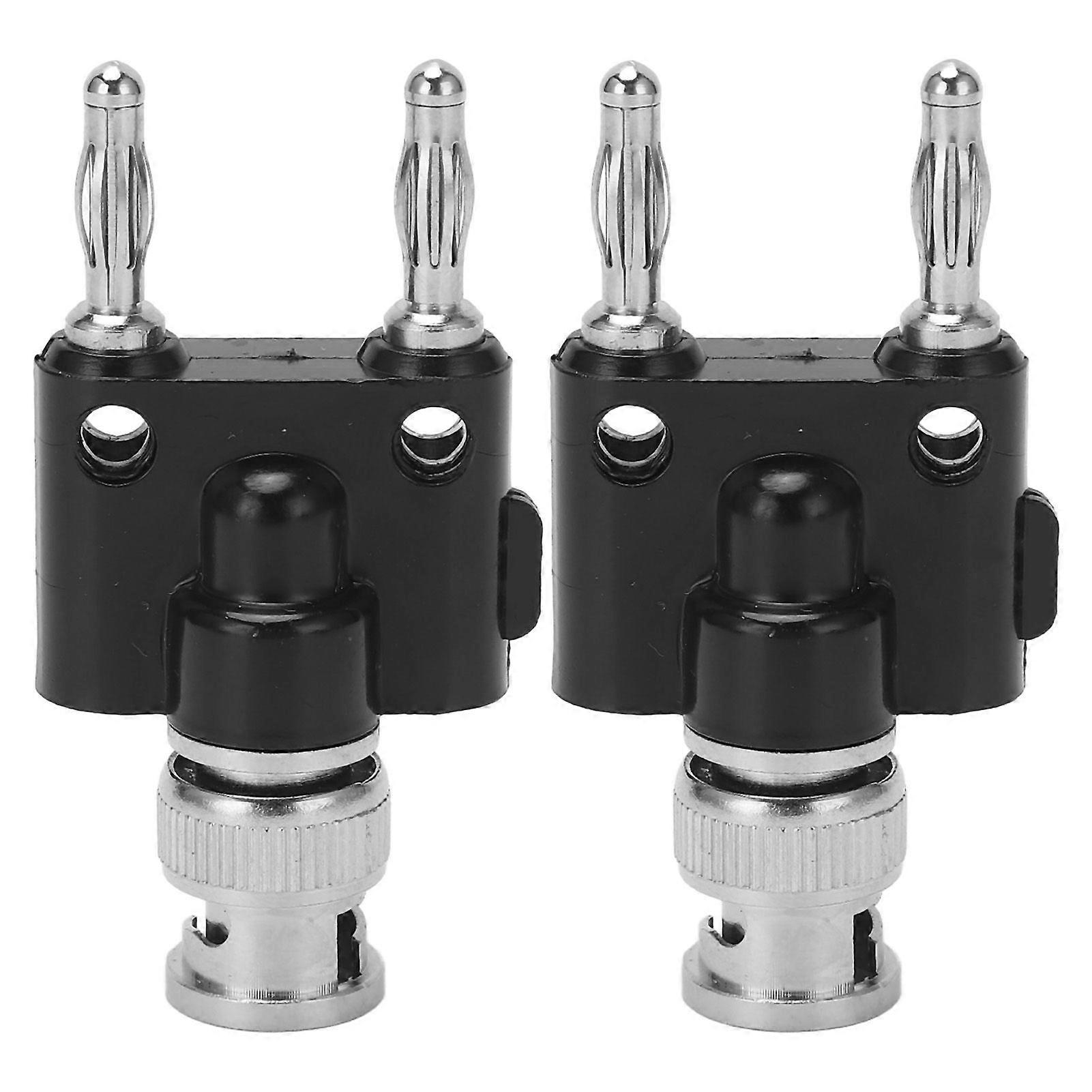 High quality J.20021 BNC male to double row banana plug 4mm banana plug lantern