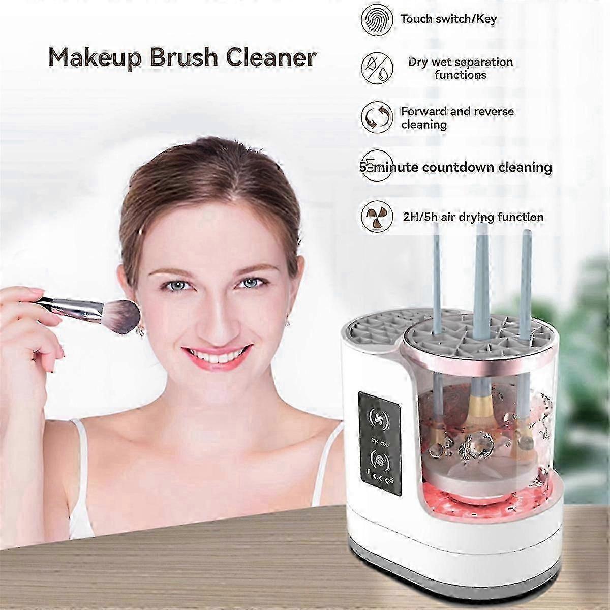 2025 3-in-1 Electric Makeup Brush Cleaner with Deep Cleaning Tech