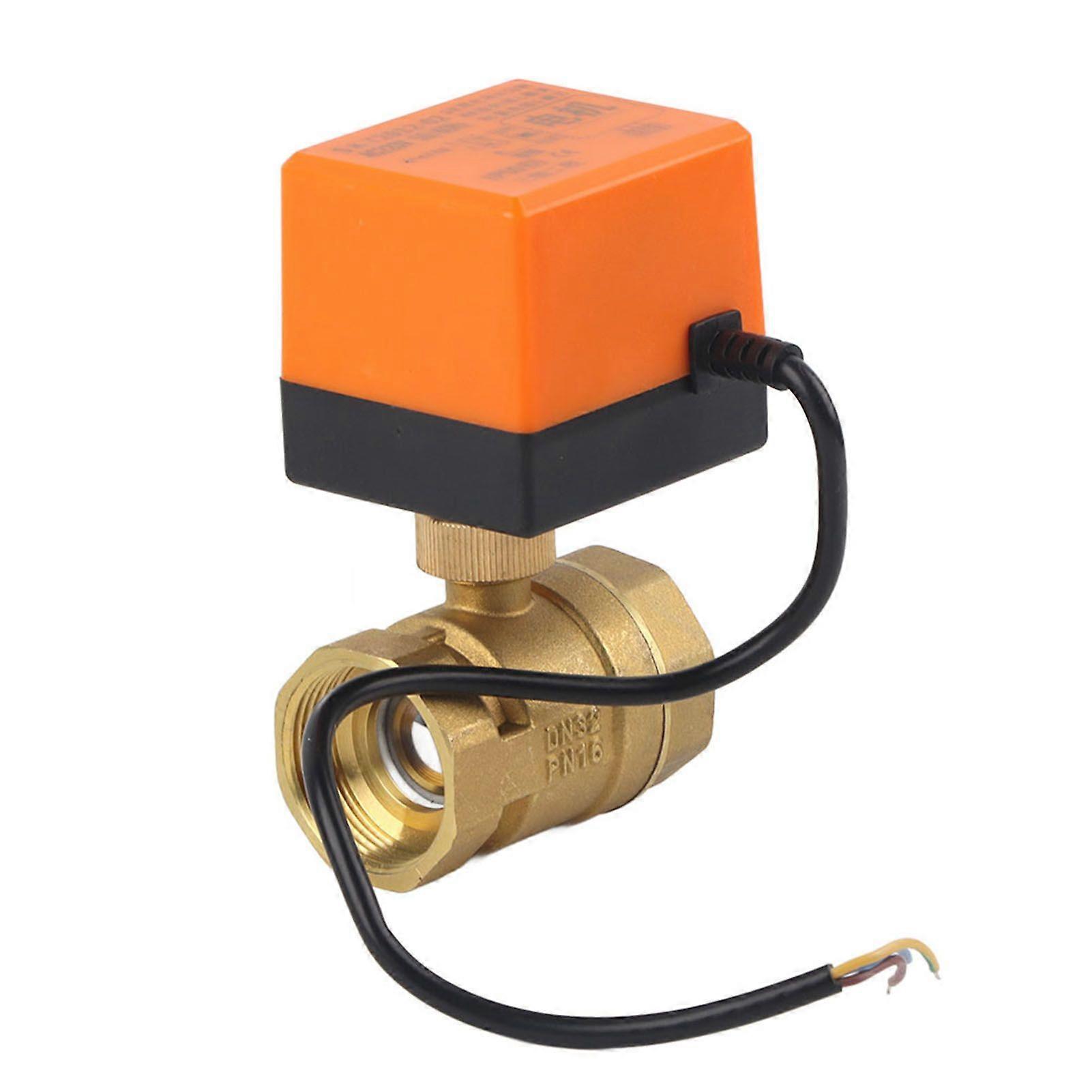 High quality  AC 220V electric ball valve two-way three-wire two-control DN32