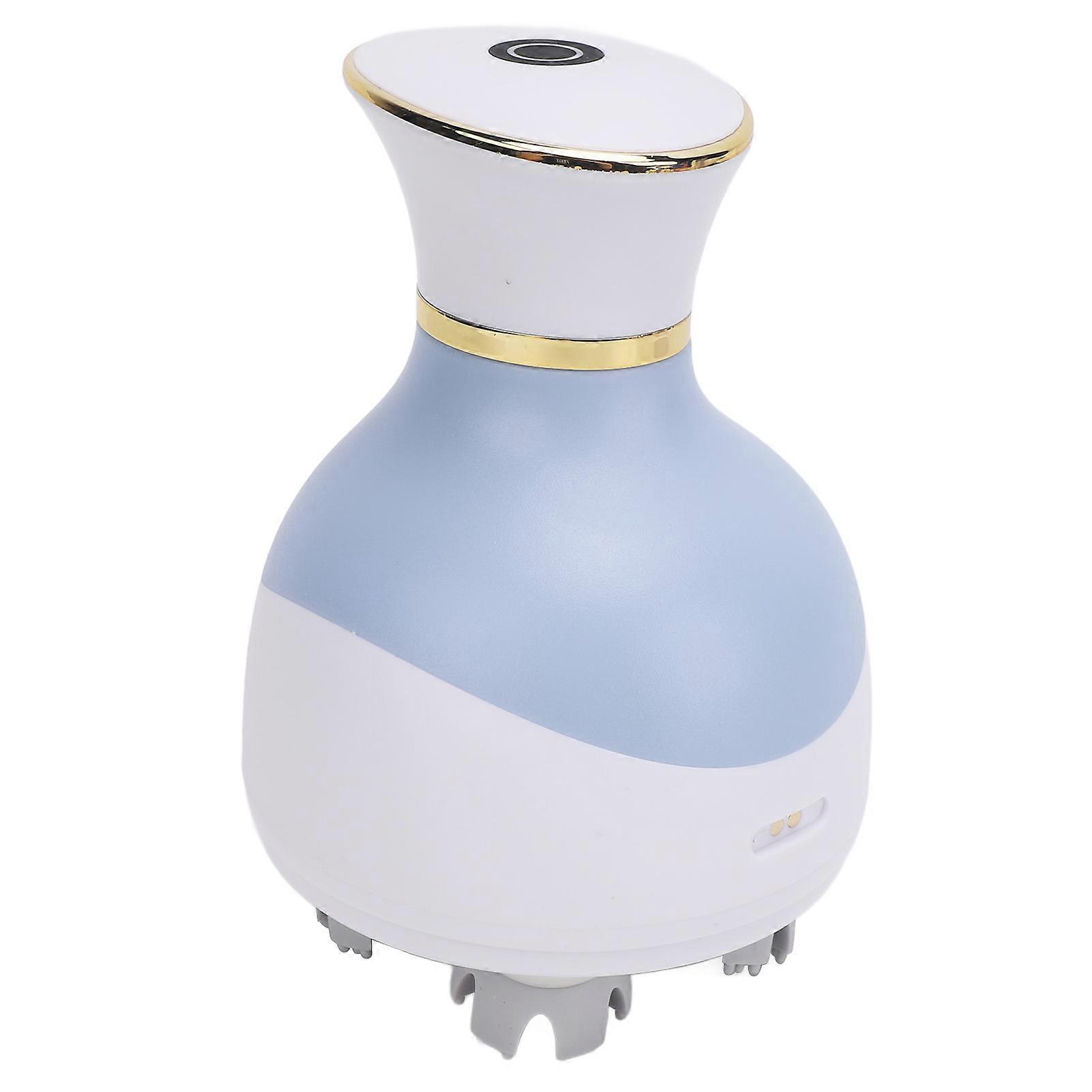 Portable Head Massager Multifunctional Adjustable Handheld Scalp Massager for Home and Office Blue 