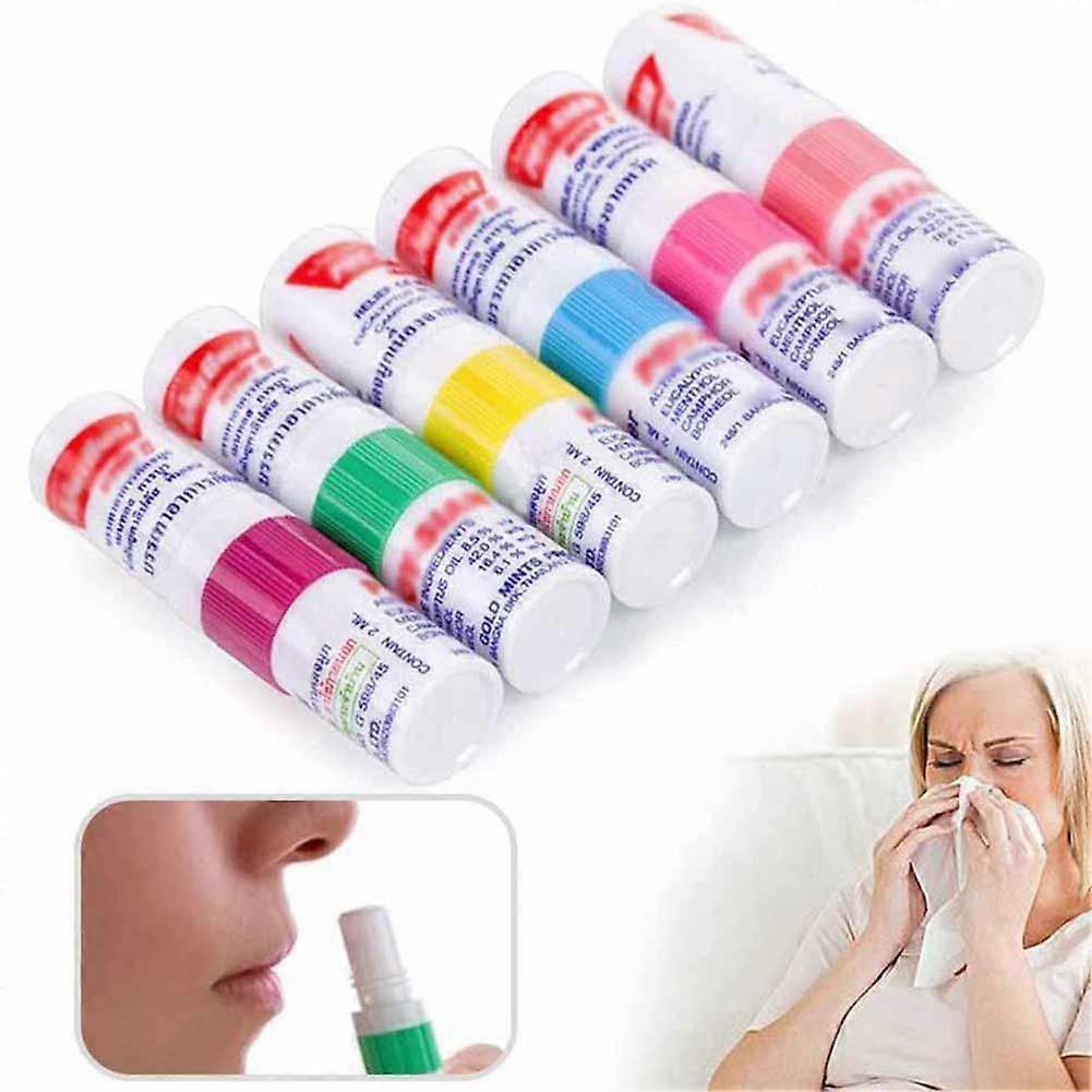 2ml Refreshing Brain Stick Portable Aromatherapy Inhaler for Stress Relief & Mental Clarity