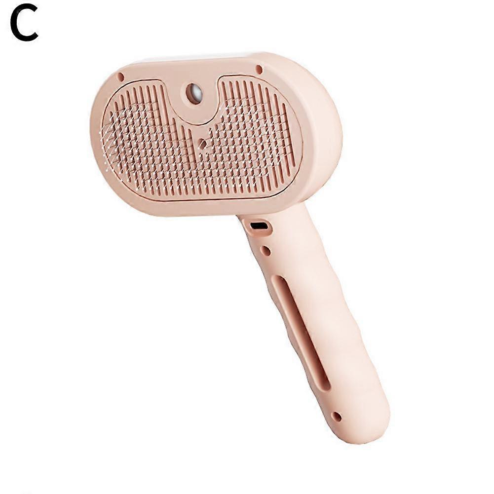 Pink (C)$Cross-border pet comb spray comb cat pet supplies no-flying needle comb pet comb cat comb