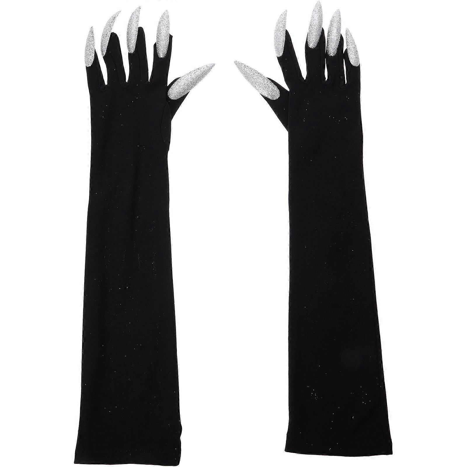 Costume Party Gloves with Attached Nails, Creates a Terrifying Atmosphere