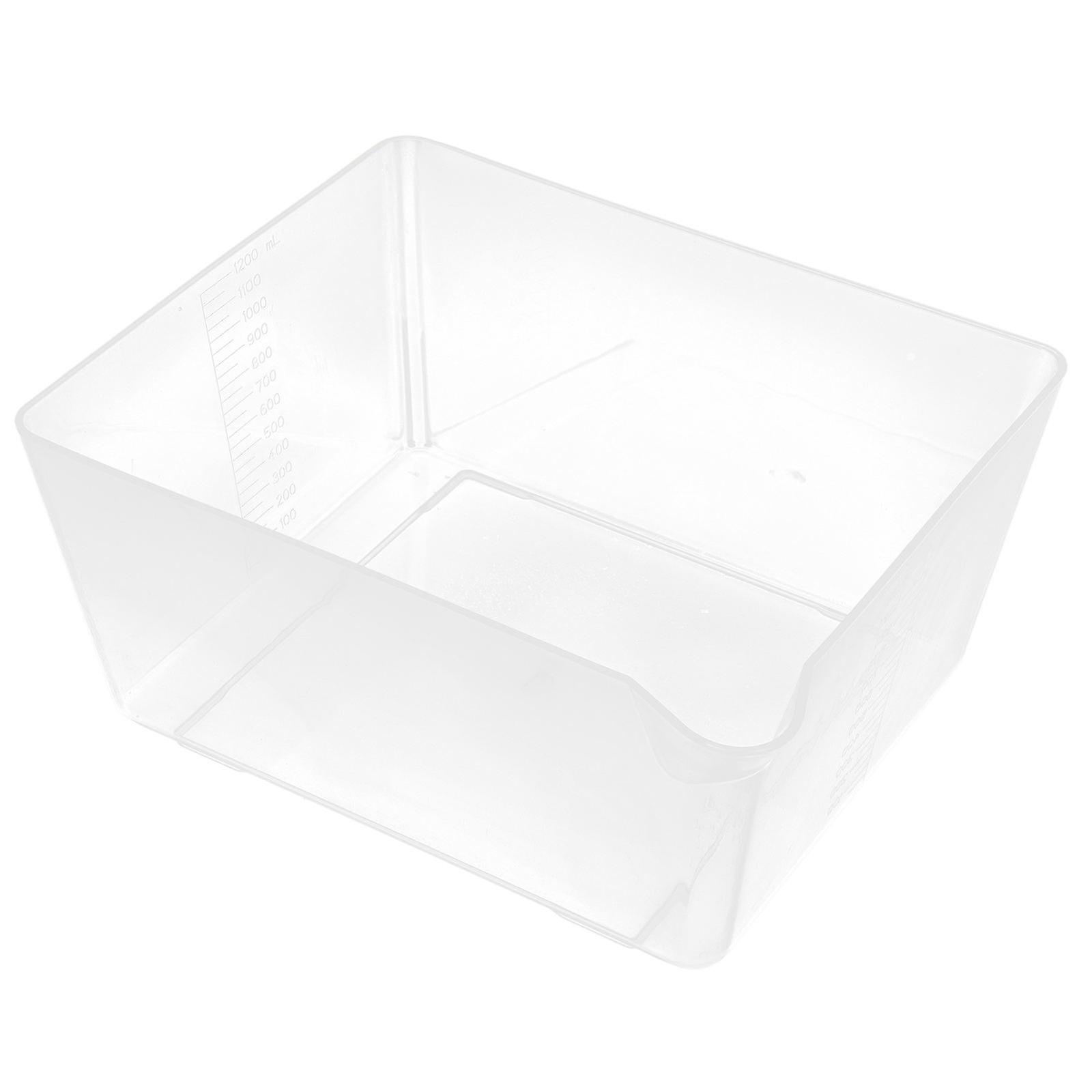 2Pcs Transparent Acrylic Weighing Cups Scale Trays for Electronic Scale Rack