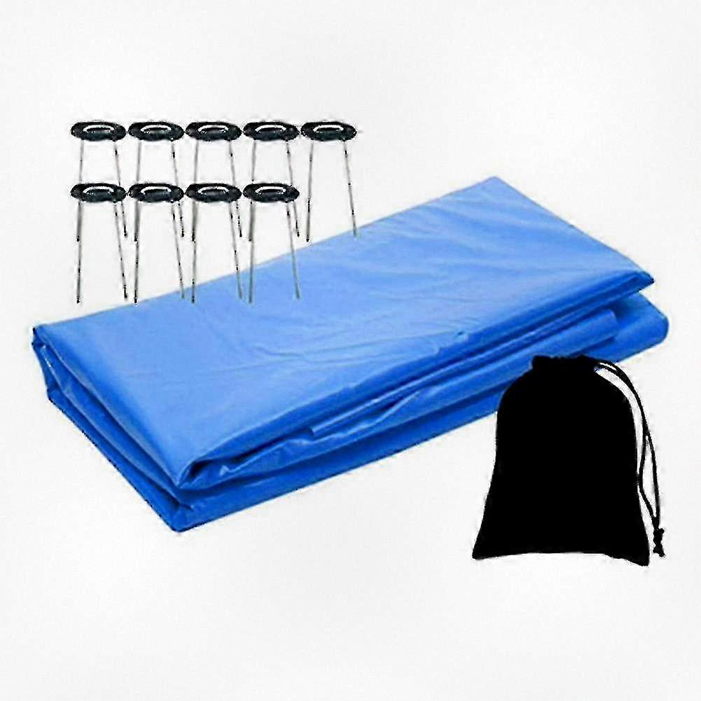 منزلق مائي كبير في الحديقة لفصل الصيف - من السهل إعداد ألعاب مائية باردة في الهواء الطلق للأطفال والكبار