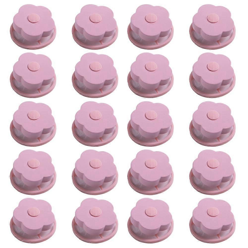 Pink Universal Floating Washing Machine Filter Bag for Hair and Lint Removal, Reusable, Fine Mesh, Compatible with All Washers