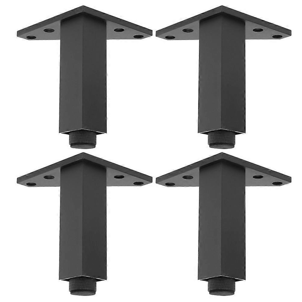 4pcs Sturdy Furniture Legs Slip Bases Support Feet for Cabinets Sofas Tables Home Office Durable Design