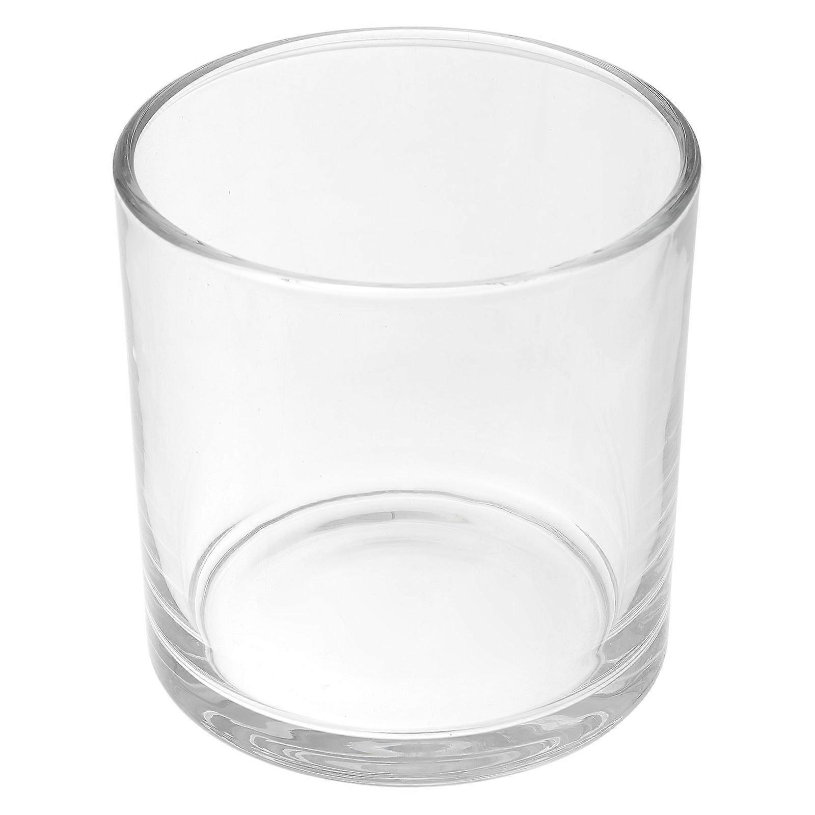 1PC Glass Transparent Windproof Candle Cover Simple Shade