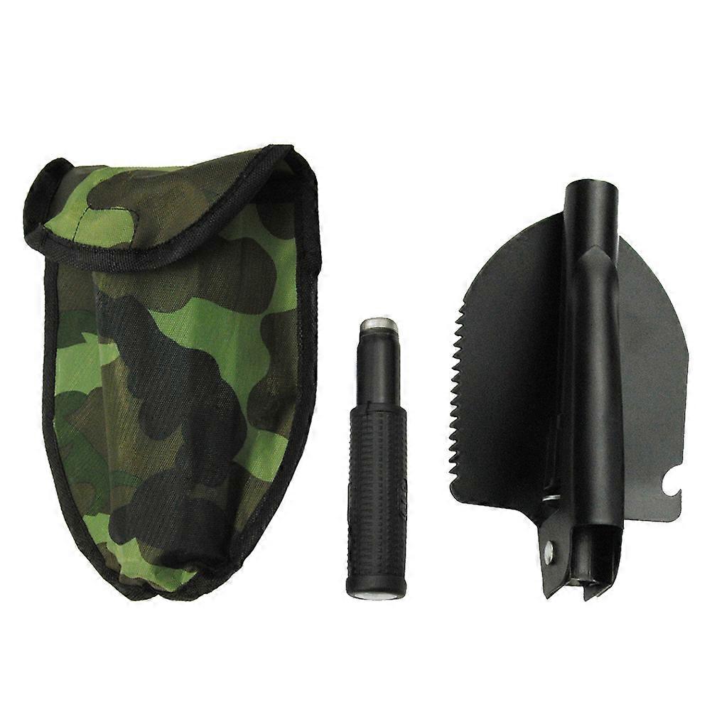 Outdoor Tools Multi Functional Outdoor Tool Foldable Carbon Steel With Compass For Exploring Traveling Camping 40*12.5cm 1Set