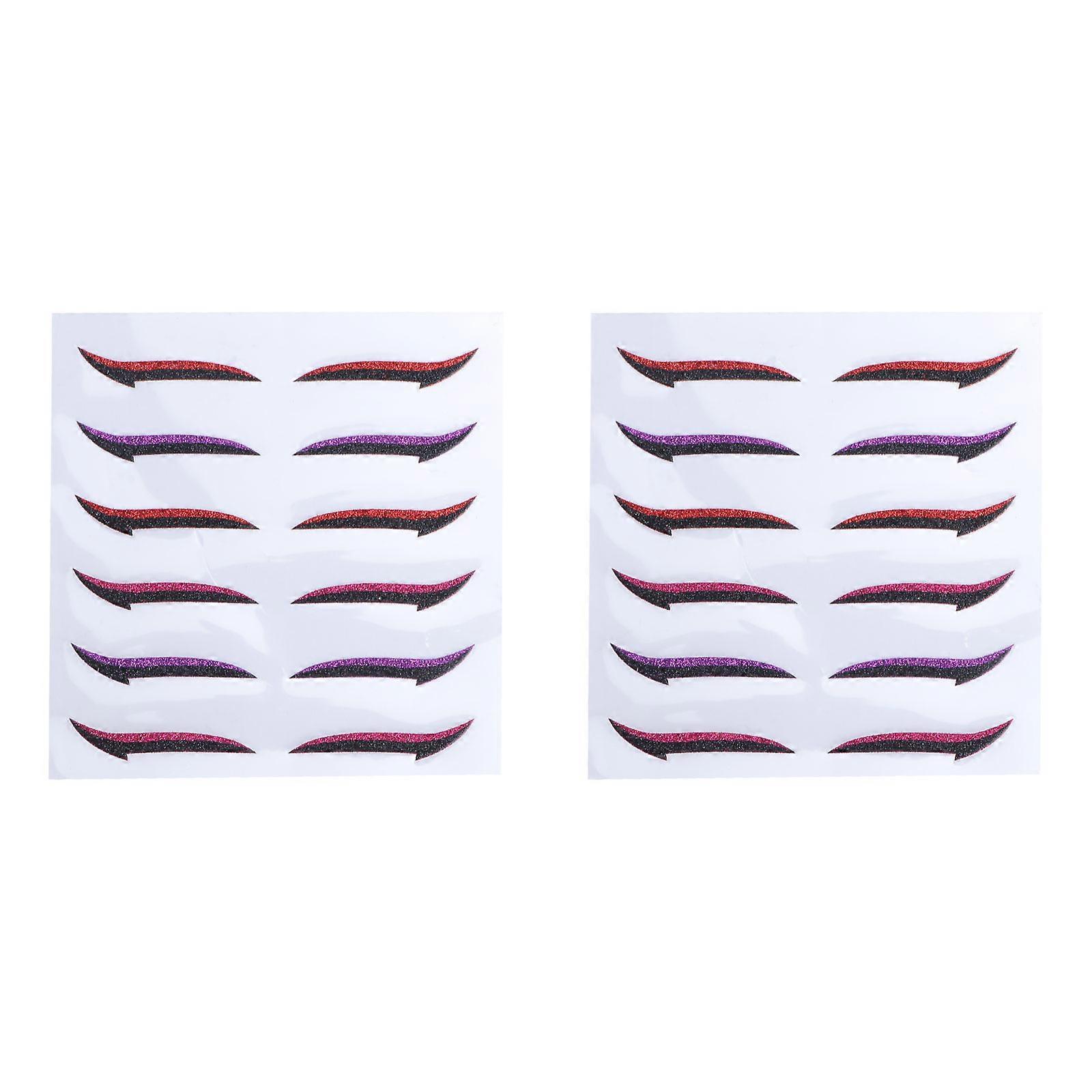 Double Eyelid Tapes Eye Makeup Stickers All-Match Style Styling 12Pack
