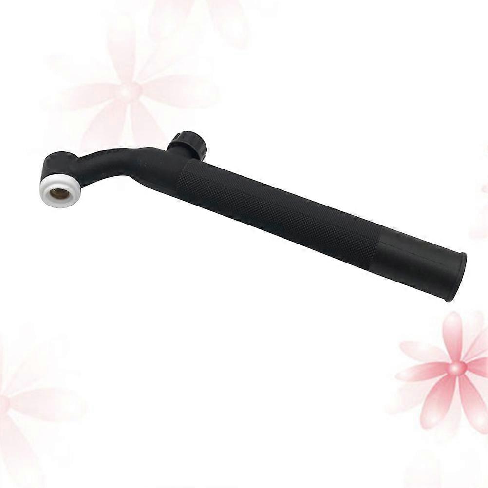 Welding Torch TIG Stubby Head Replacement Part Efficiency Improvement 20 x 3 x 3cm Black 1Set