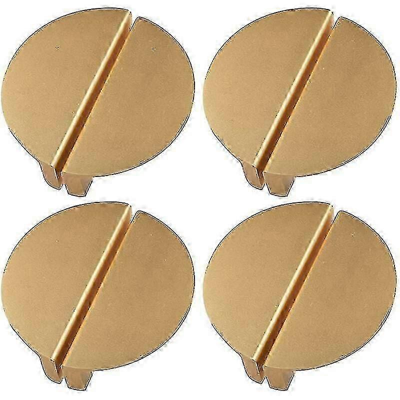 Champagne Gold Drawer Pulls, 2.5" Half Moon Drawer Pulls