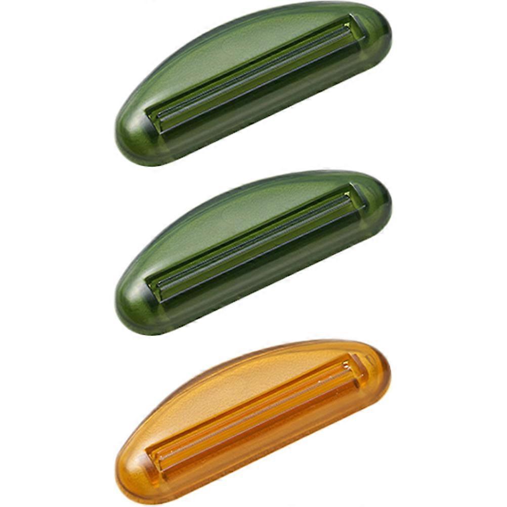 Toothpaste Tube Squeezer Care Home Use 4.6x1.7cm Abs Material 3Pack