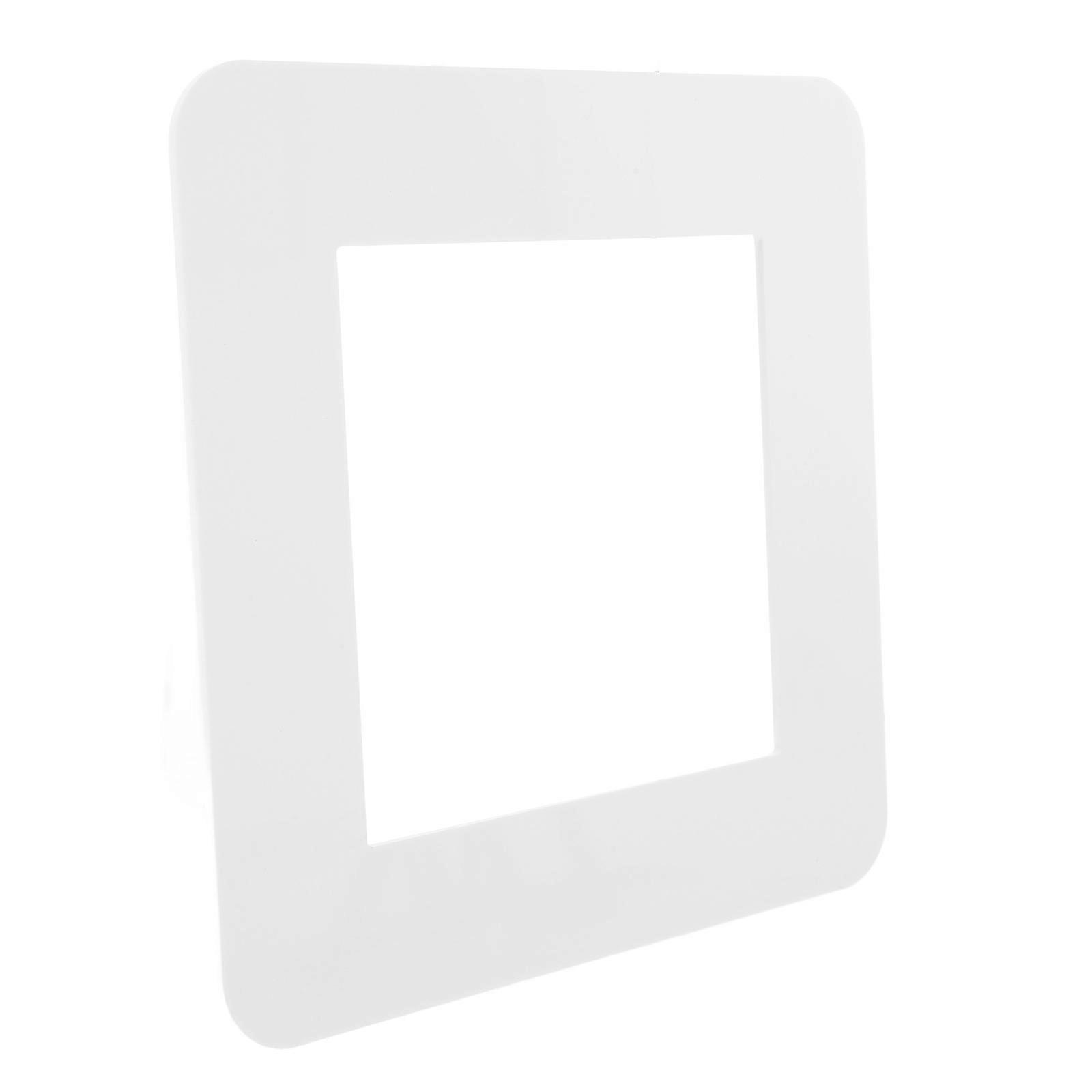 Wall Plates White Light Switch Cover Prevent Scratches Homeowners 14.50X14.50X0.20CM Square 1Pack