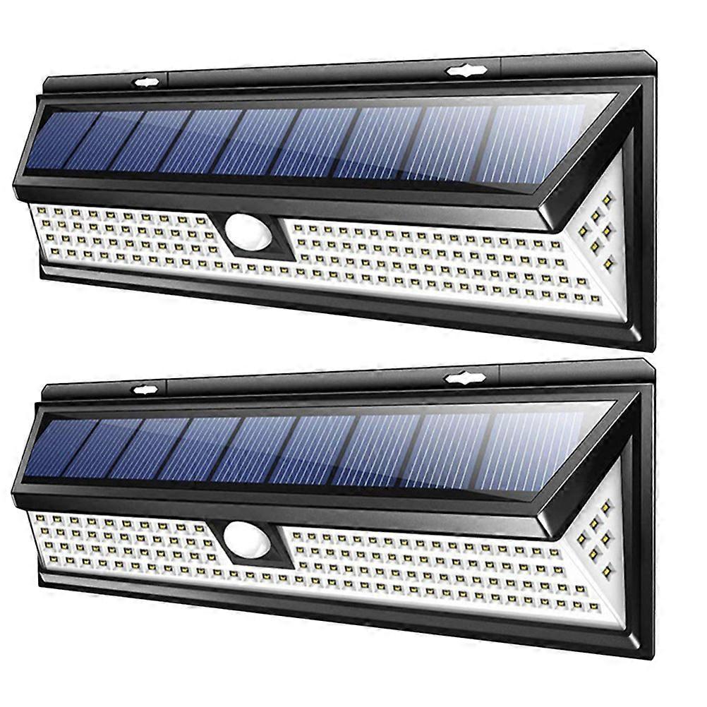 Outdoor Solar Light Energy Saving Rectangular Design For Business Owners 2Set