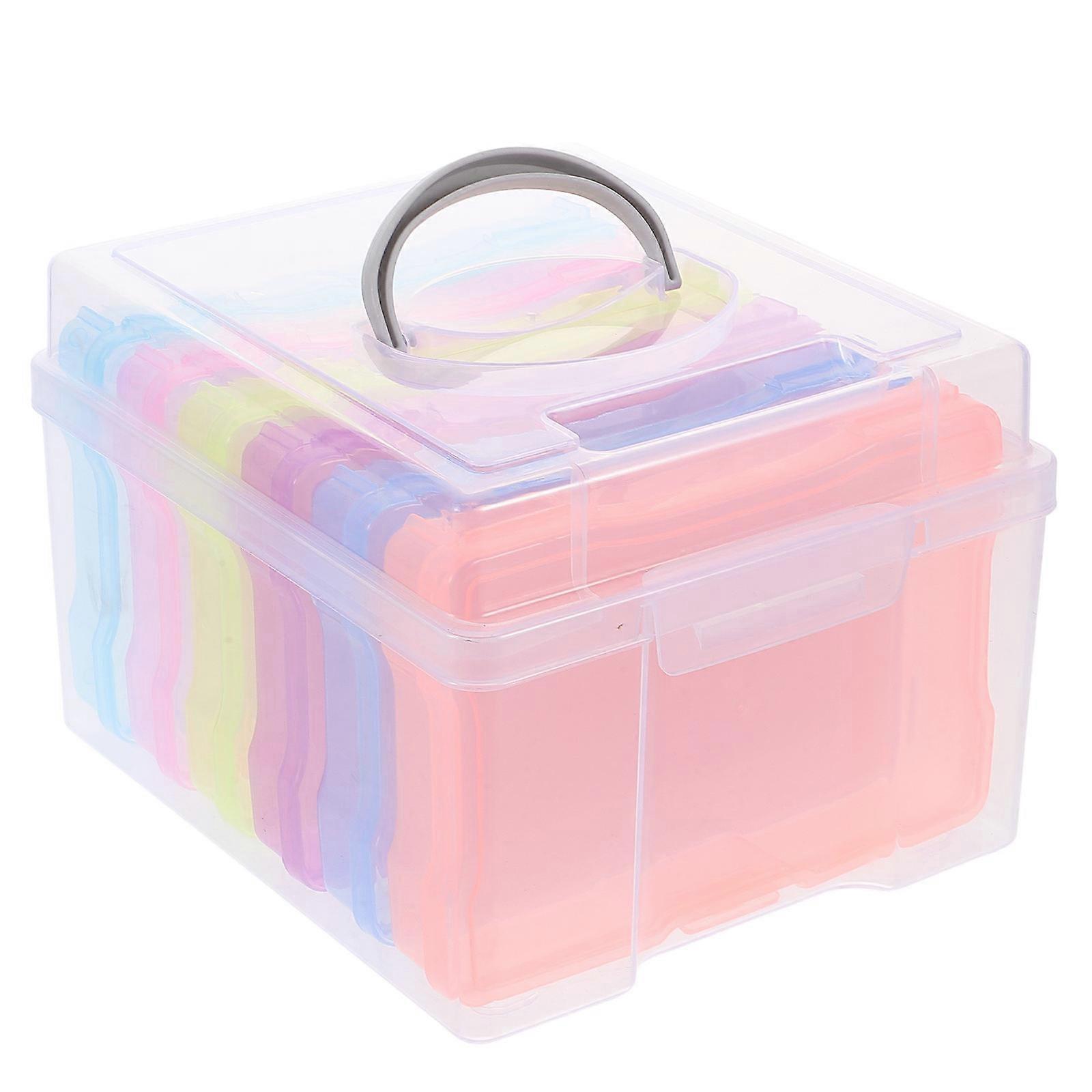Photo Case Photo Boxes Home Organization Rectangular Preservation 6Pcs