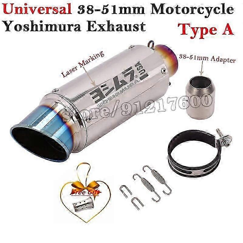 Suitable Yoshimura-tubo de Escape Universal para motocicleta, silenciador DB Killer Remova para CBR1000RR MT09 R1 DUKE, 51MM