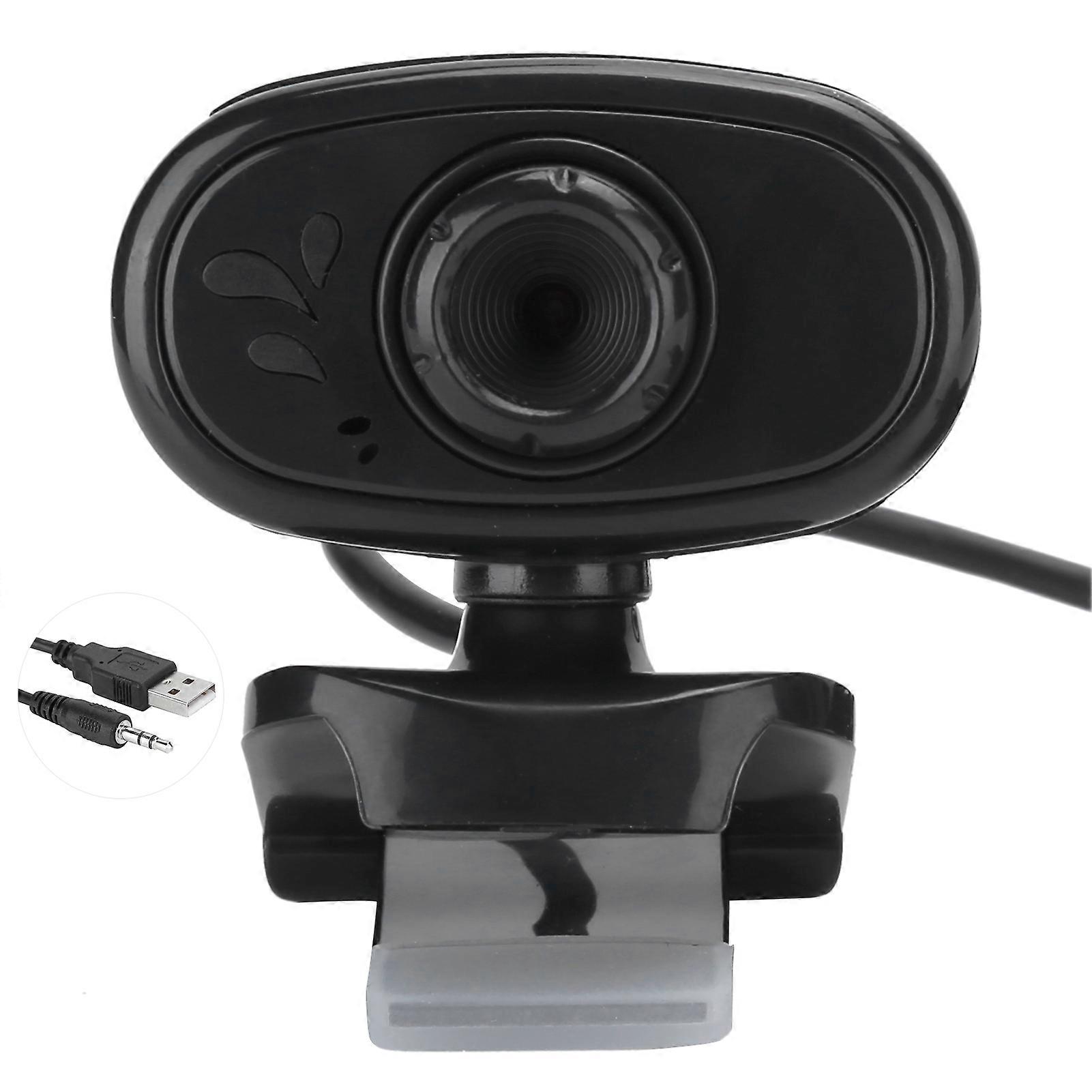 HD USB Webcam for Desktop PC with Microphone and Free Video Player