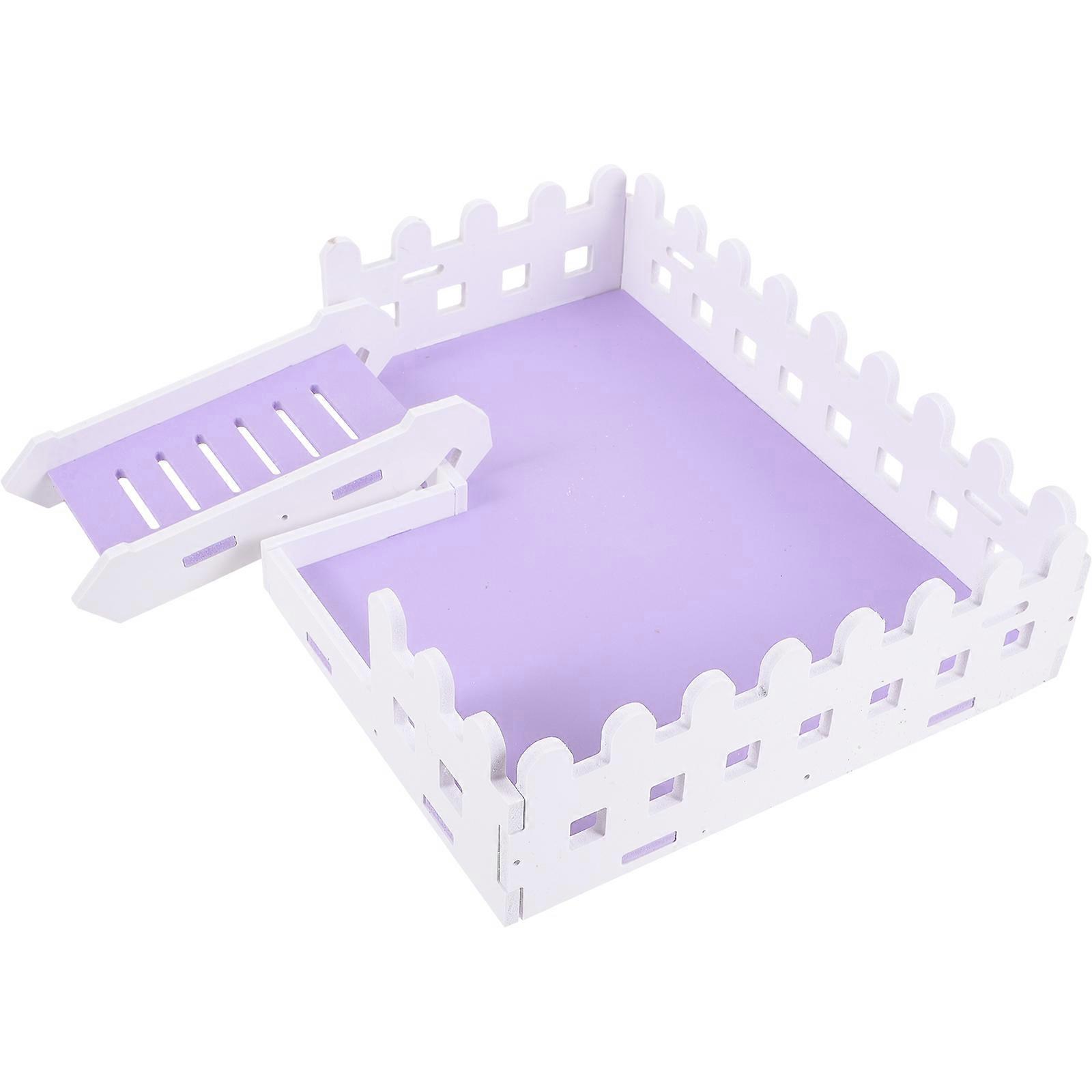 Hamster Supply Toy Cage Enrichment Platform Ladder Set Playing 1Set