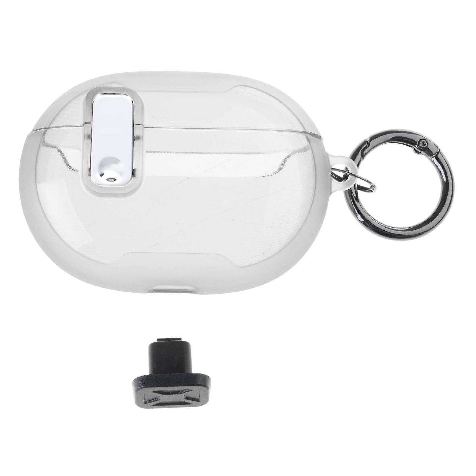 Protective Case for Studio Buds/+ Model Headphone Shell with Secure Lock Design Stylish Headsets Appearance Holder  Transparent
