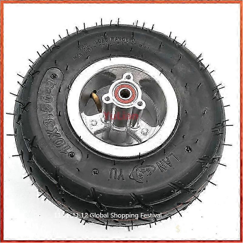 10x3.50-4 Inner and Outer Tire for Electric Scooter, Car, and Accessories Suitable for Certain Brands, 10x350-4