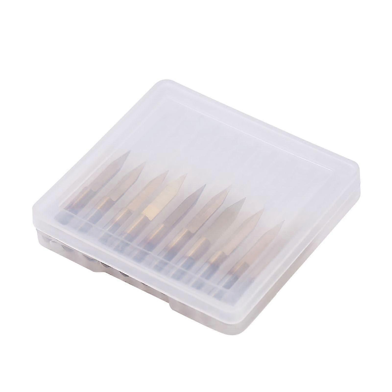 30 Degree 0.2mm Tip Titanium Coated Cnc Engraving Router Carving Tool 3.175mm 10pcs