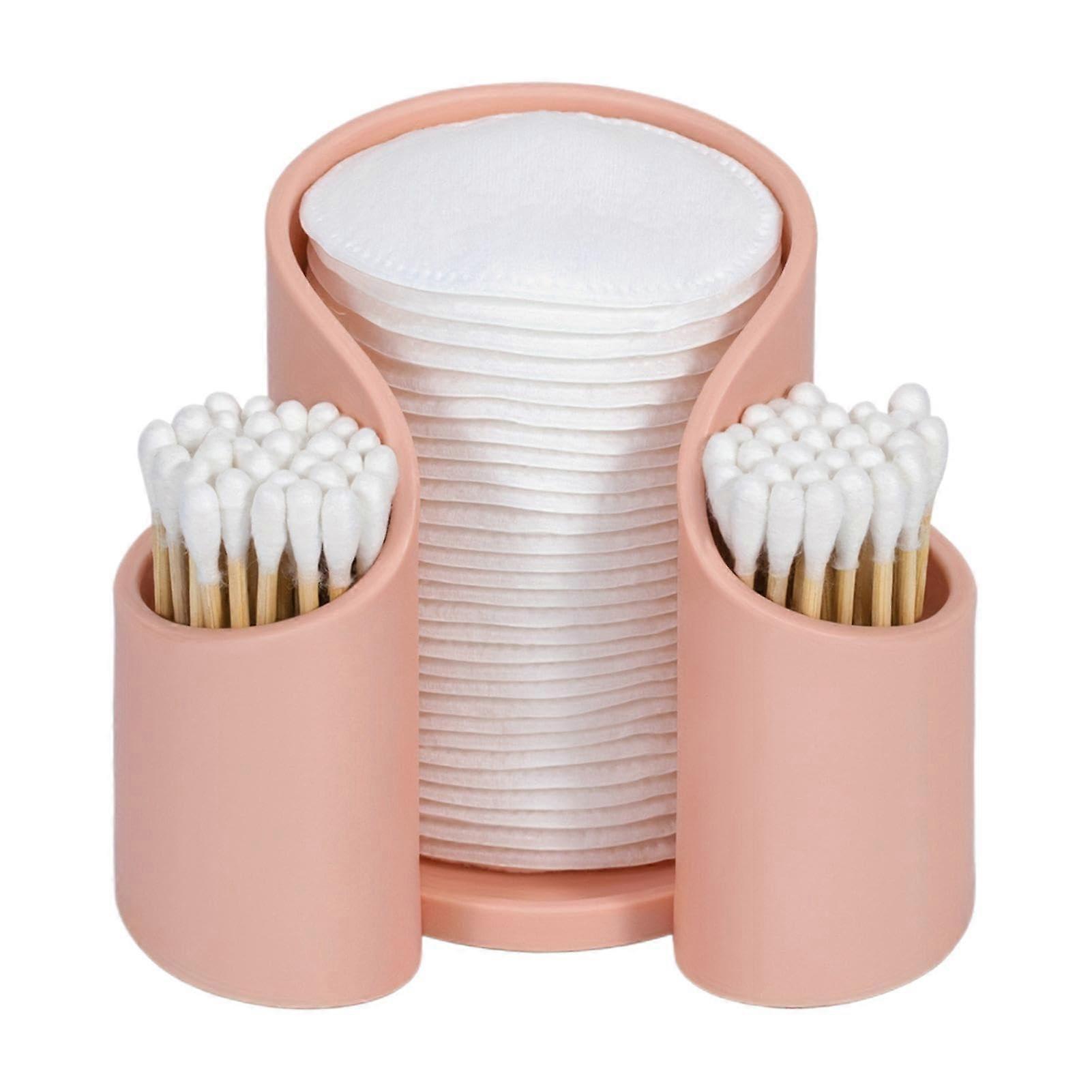 Cotton Swab Dispenser, Qtip Holder for Desk, Travel Case, Safe and Tasteless
