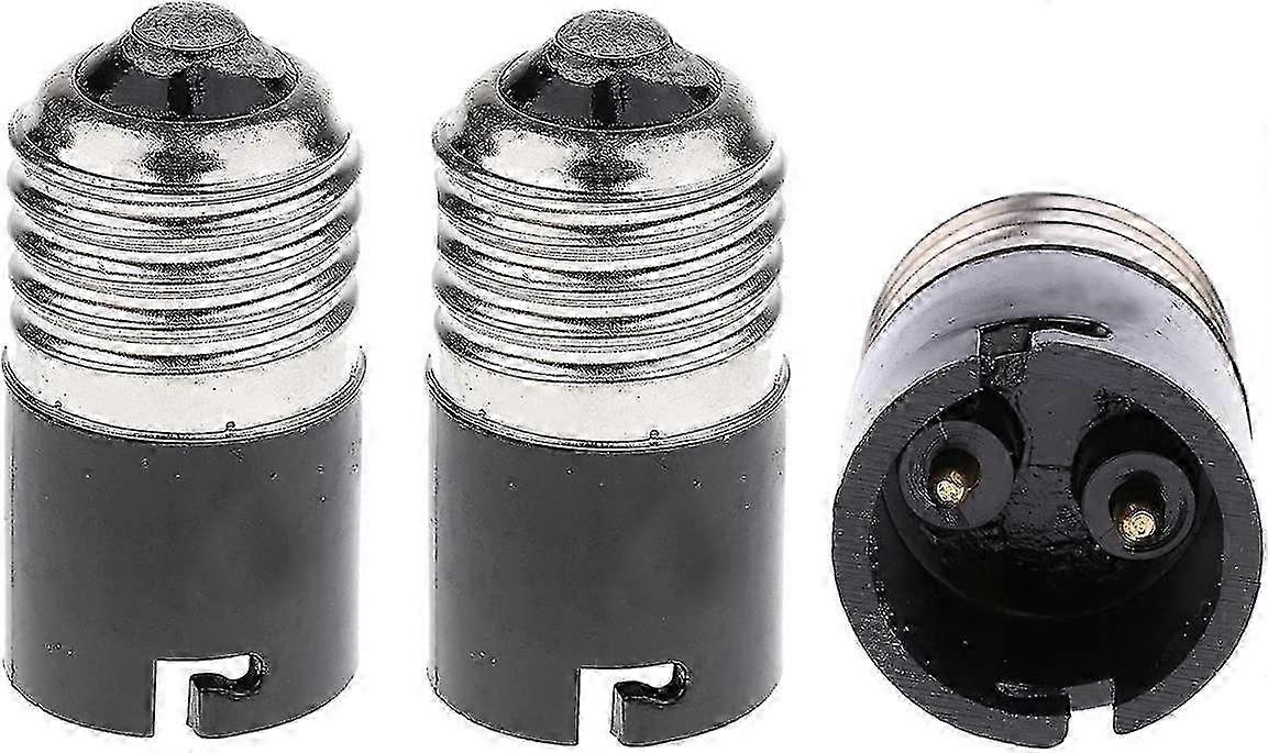 E27 to B22 Bulb Base Converter Adapter (3-pack)