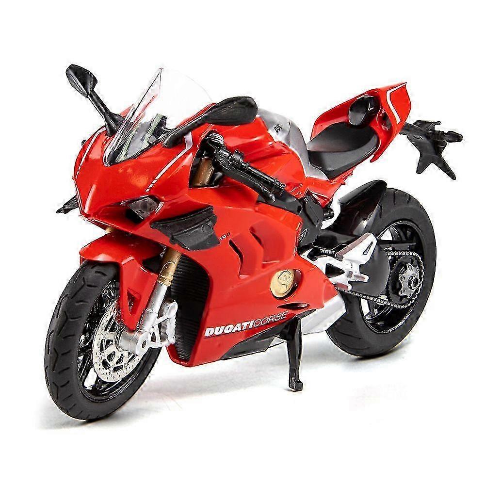 1/12 Scale Simulation Motorcycle Alloy Car Model Toy with Sound and Light Power Control for Kids