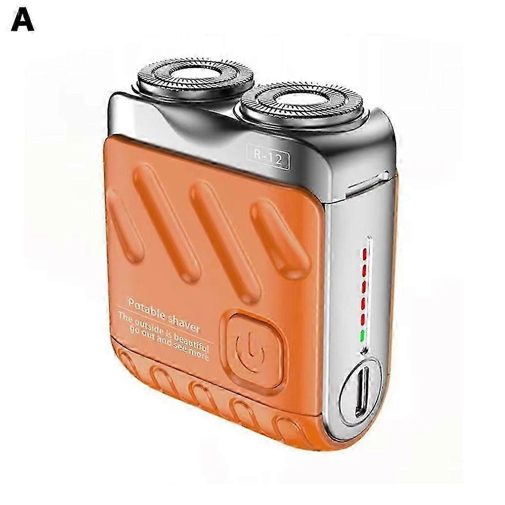 2025 Mini Double Head Portable Shaver Rechargeable