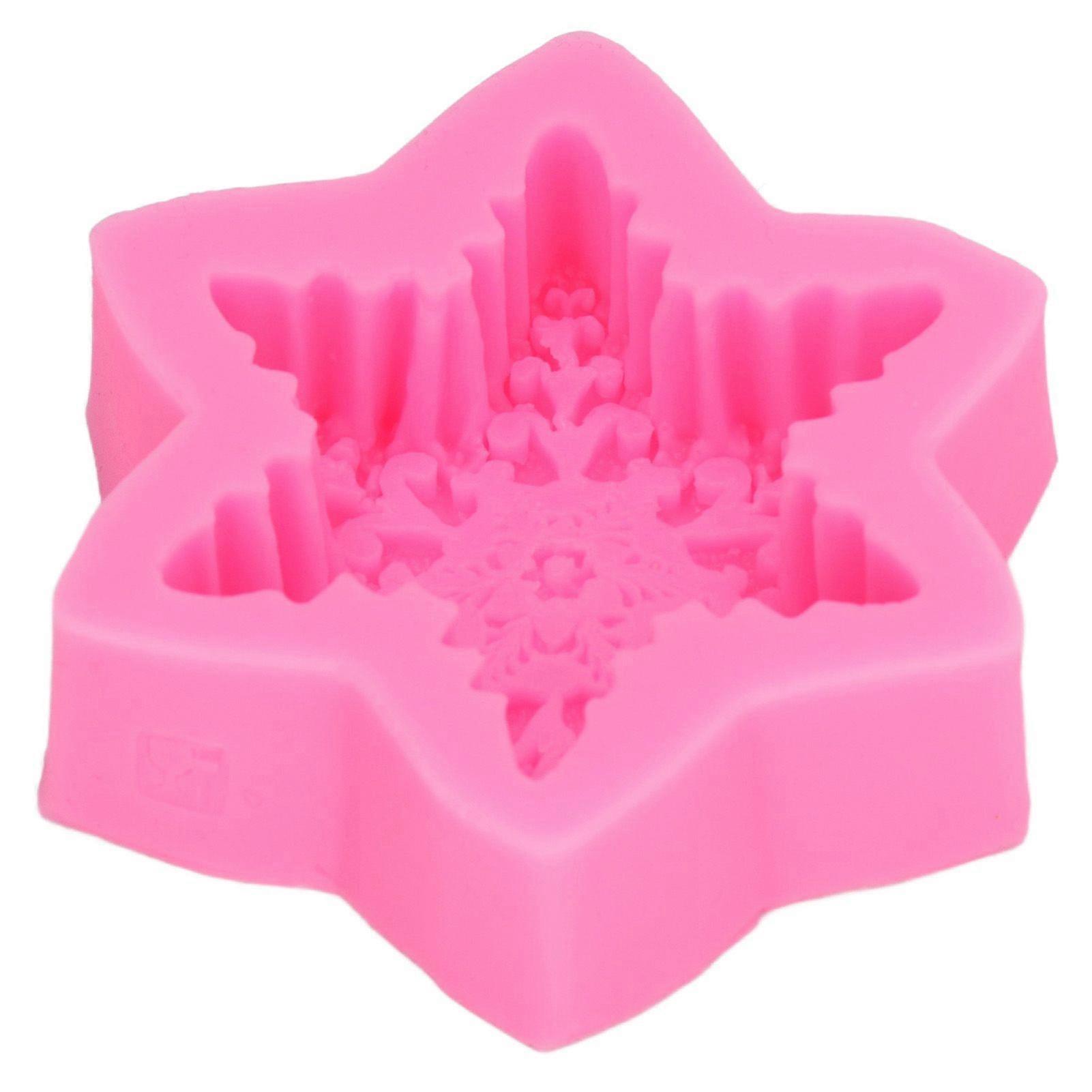 2025 أحدث نموذج قوالب أقراص سكرية 3D ندفة الثلج مادة ممتازة دائم