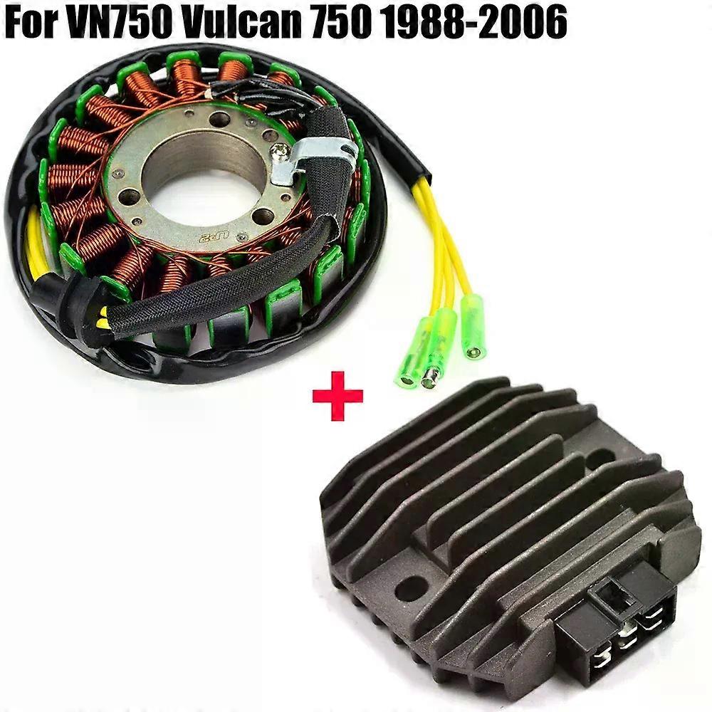 川崎VN750バルカン750 1988 - 2006 / VN 750のための固定子のコイルおよび調整器の整流器