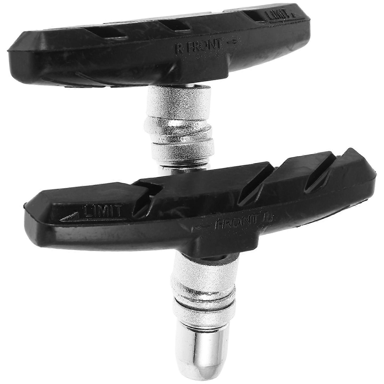 Parts Brake Pads For Mountain Accessories City Commuting Black Rubber Quick Braking Response 1 Pair