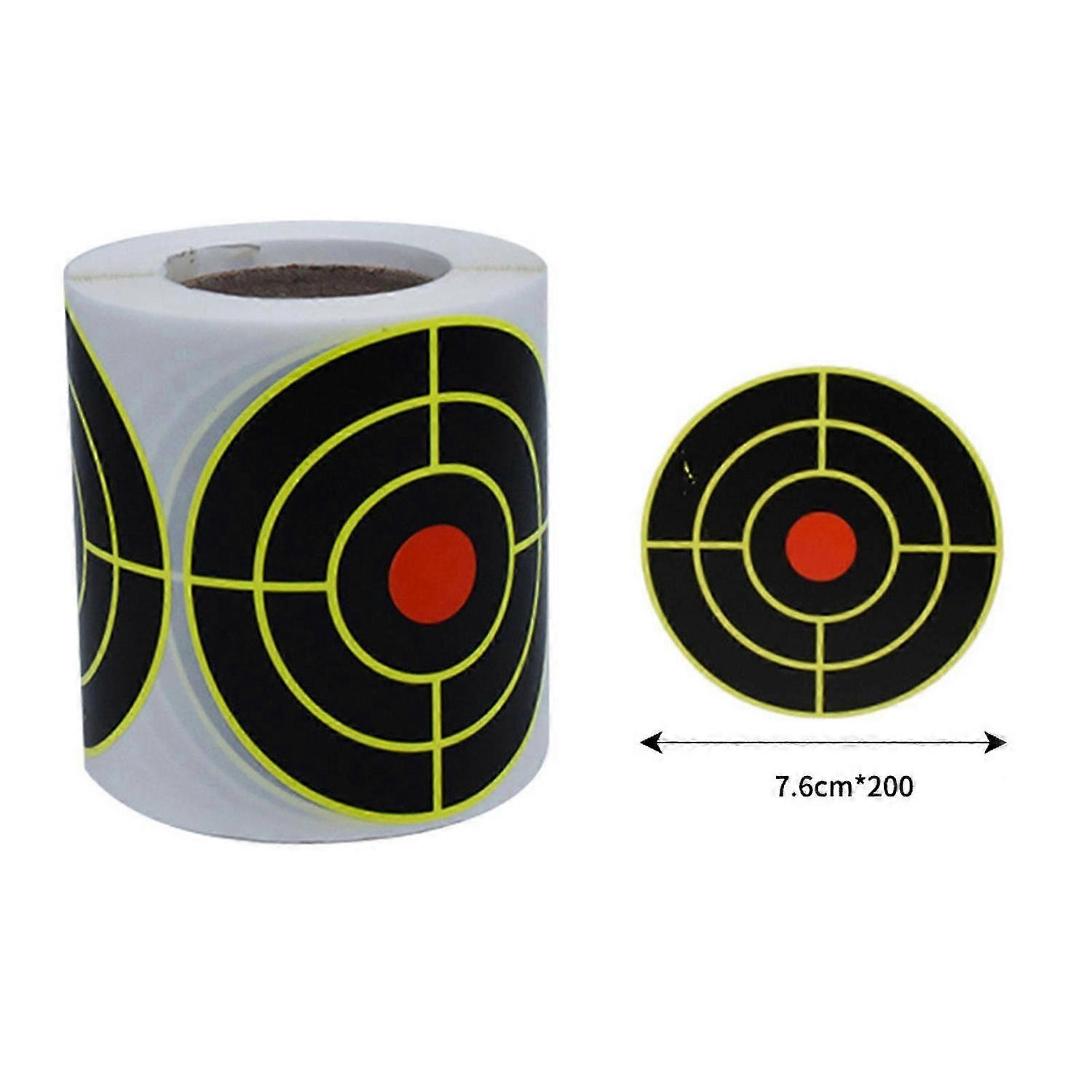 Shooting Targets Stickers 3 Inch, Adhesive Paper Targets for Shooting Range, Roll Splatter Targets S