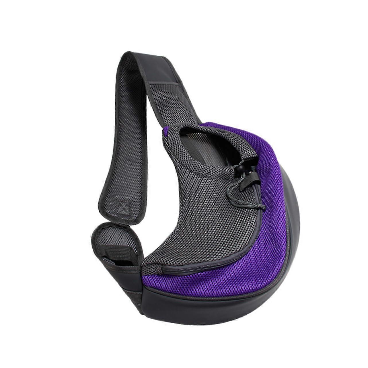 Single Shoulder Bag Sling for Pets, Dog Bag, Pet Bag, Transport Box for Dogs, Carry Bag for Cats, Bags Transport Boxes for Pets, Shoulder Bag Purple
