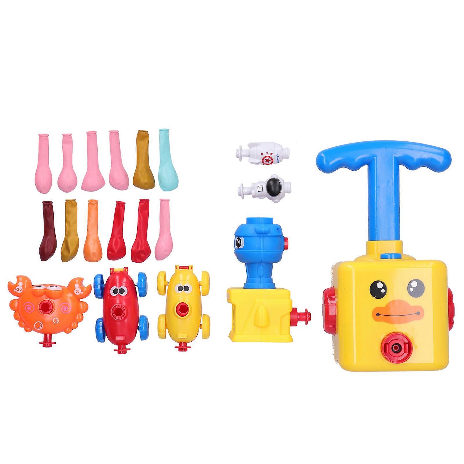 Inertia Air Power Balloon Car Balloon Launcher Tower Toy Educational Science Experiment Toy