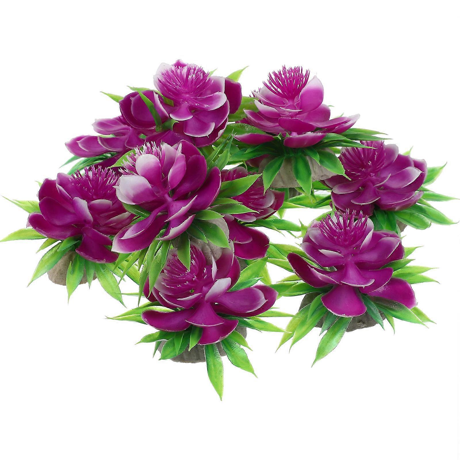 Sushi Ornament Flower Plates Decor Dining Table Natural Look Creative .00X9.00X4.00CM 10Pcs
