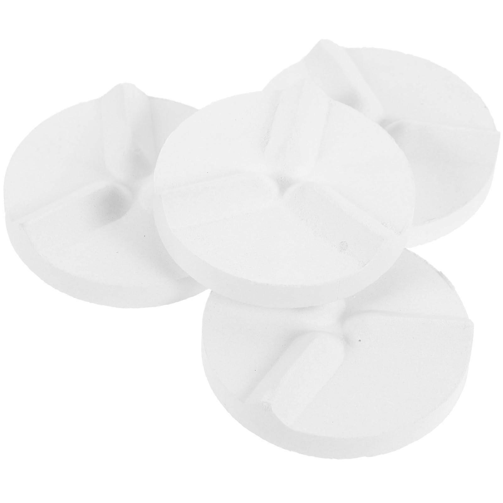 4 Pack Oven Sealings for Kiln Firing Pottery Wedding Materials Ceramic Tools White Fireproof Alumina Oxide Mats