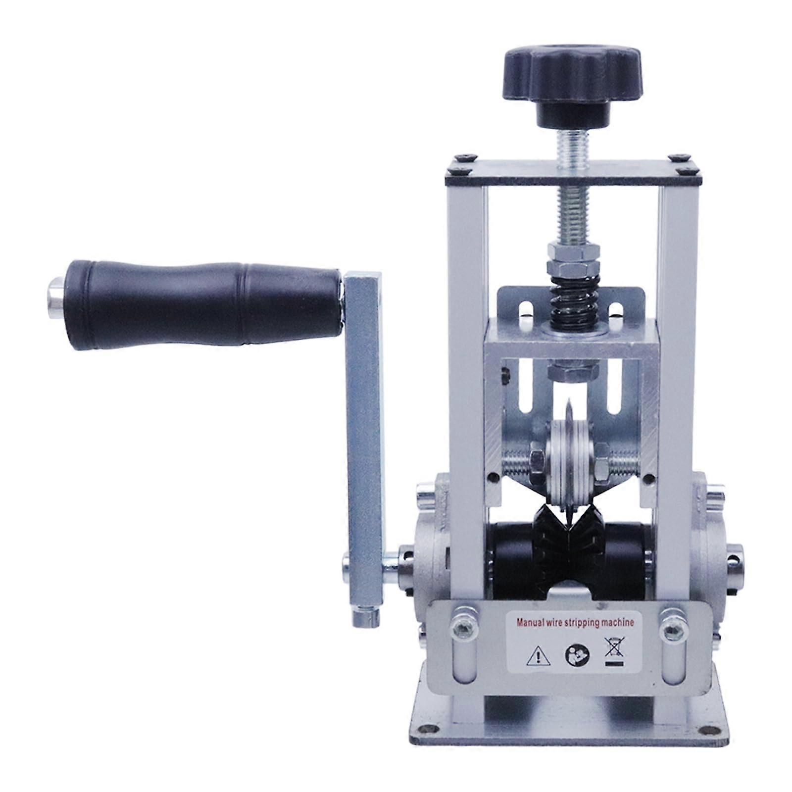 Manual Wire Stripper Machine 0.11 Inch Powered Copper Wire Peeler Drills Hand Crank Stripping Tool for Drills Wire Stripper